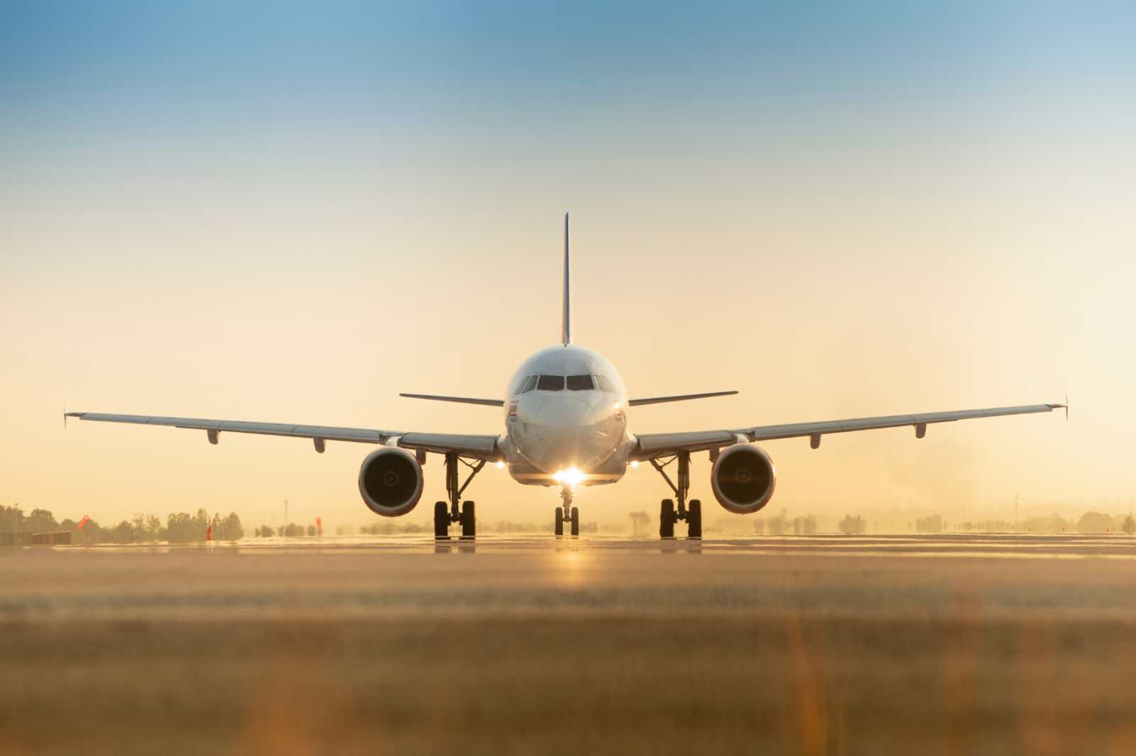 Plane landing