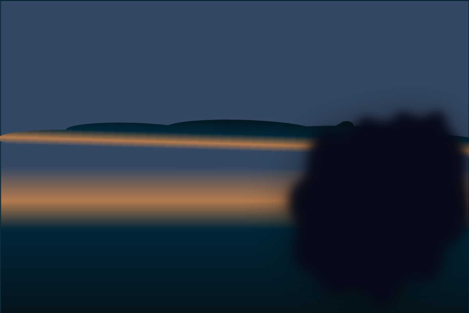 Blurry blue abstract image